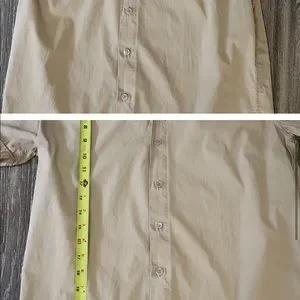 Helmut Lang | Shirts | Helmut Lang Beige Short Sleeve | Poshmark